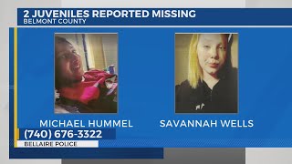Celebrity 2 juveniles reported missing from Belmont County, Ohio Profile
