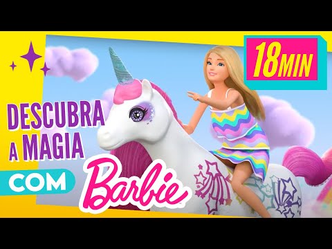 MARATONA AVENTURAS MÁGICAS COM A BARBIE! ?? ✨| Desenho Da Barbie Em Português