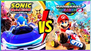 🔴 SONIC RACING Vs MARIO KART 🚘🔥 AO VIVO!
