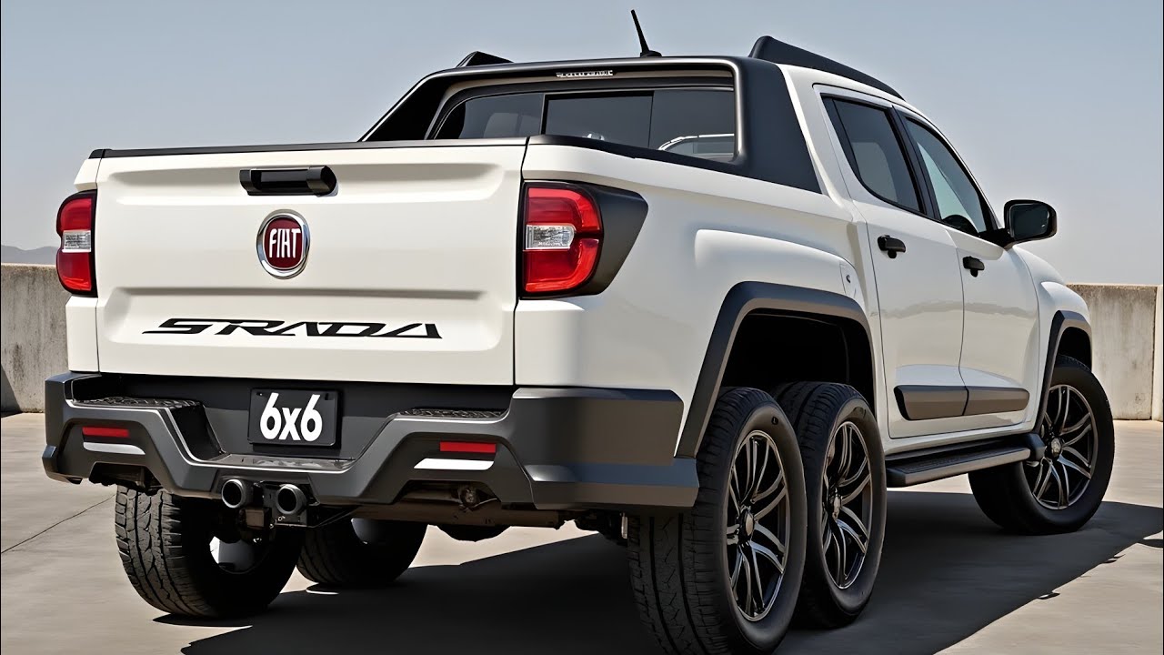 Esta Fiat Strada 6x6 de 2026 é INSANA – A picape que não deveria existir 😱🔥