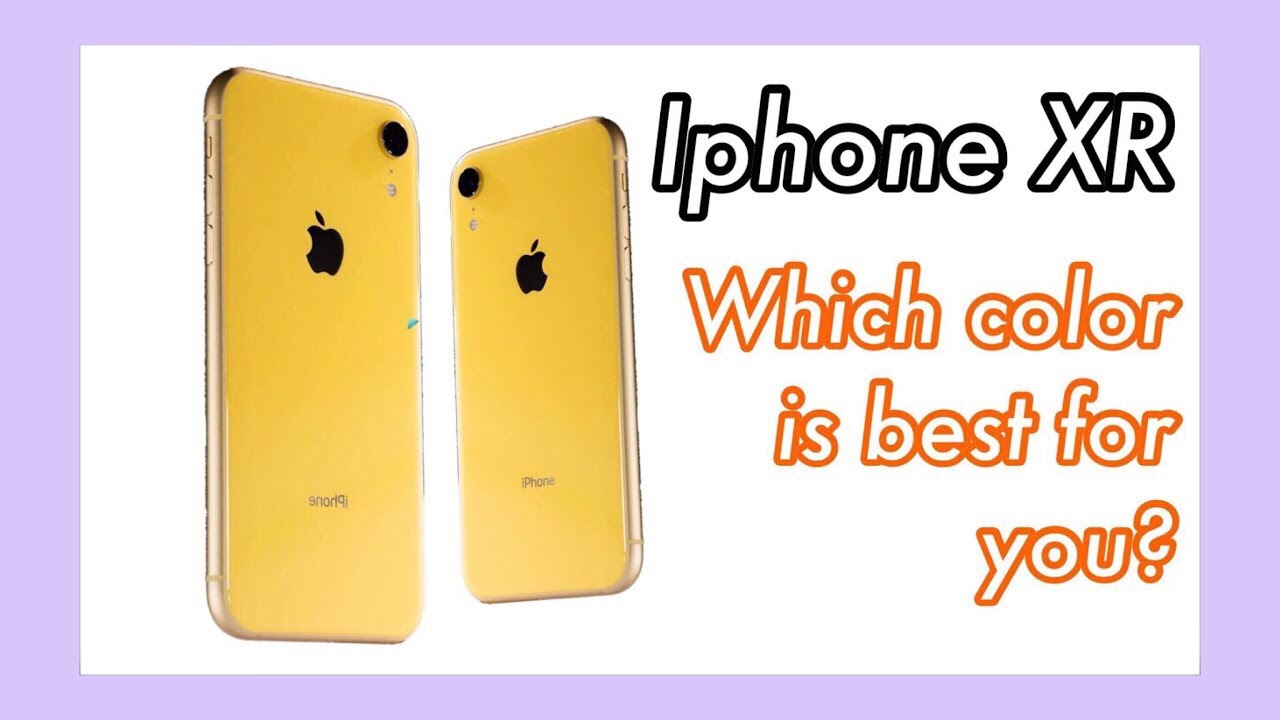 Which color is best for you? iPhone Xr Actual Color Jen VLOG