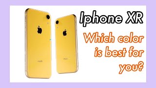 Which Color Is Best For You? Iphone Xr Actual Color Jen Vlog