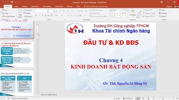 Học Online trên Zoom ngày 19/5🔥Bài giảng Bất động sản💖Thầy Vỹ IUH💥Trường Đại học Công nghiệp TP HCM