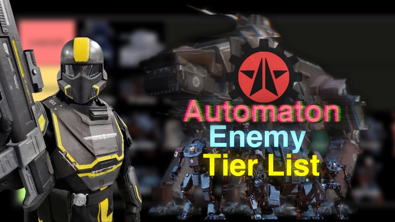 Helldivers 2 Ultimate Automatons Enemy Tier List - YouTube