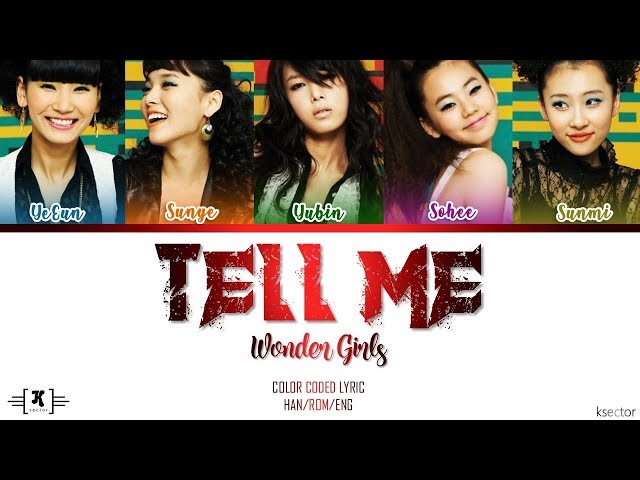 TELL ME (ENGLISH VER.) LYRICS by WONDER GIRLS: Never knew that I