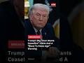 Trump's Big "Iran Wants Ceasefire" Claim And A "Blast To Stone Age" Warning