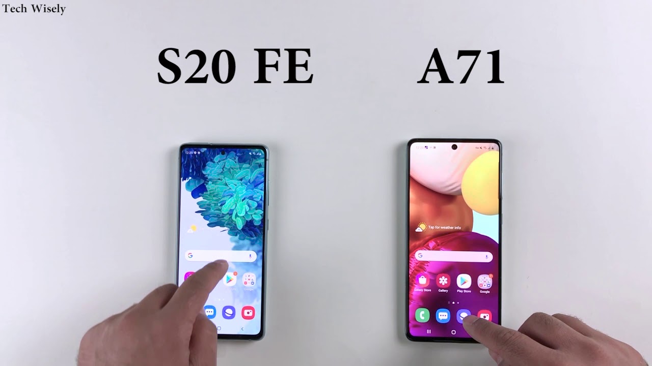 Samsung A72 Vs S20 Fe