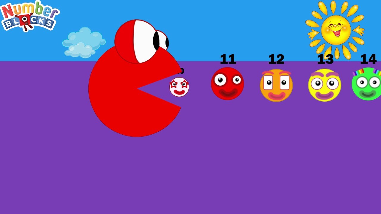 Numberblocks Eat Numberblocks Numberblobs eat eat eat - YouTube