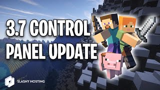Minecraft Control Panel 3.7 Update | Panel Themes & New Actions Page | Slashy Hosting