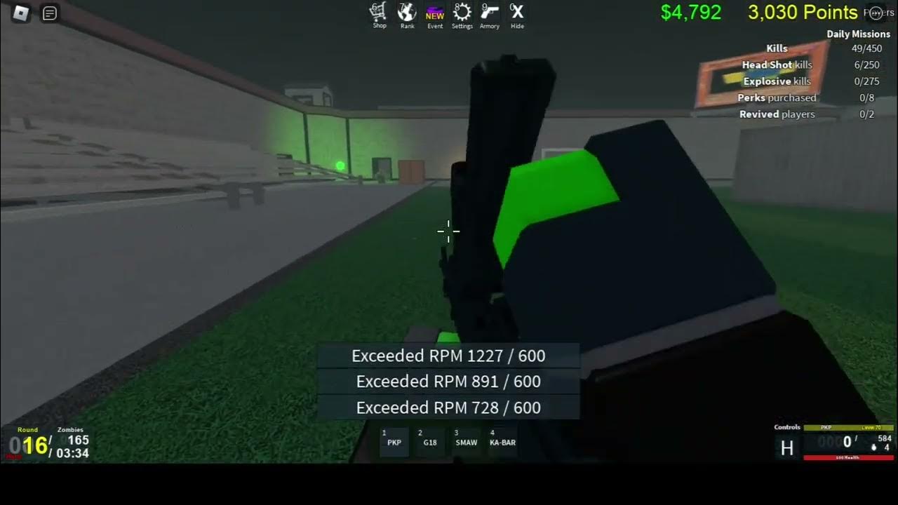 [Roblox] Zombie Uprising Script AutoAim! KNRL (PASTEBIN 2023) YouTube