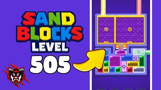 Sand Blocks Drop Puzzle Level 505 Game Walkthrough