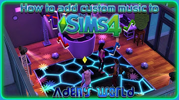 How To Add Custom Music to The Sims 4 {PC}!