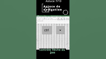 Astuce Excel #7 raccourci clavier ⚡️ (pour gros 🧑‍💻 fichiers)