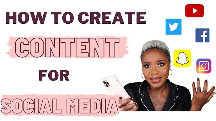 How To Create Content For Social Media (Instagram)