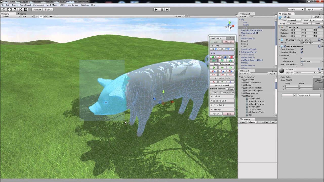 Mesh Editor V1 0 For Unity - roblox bush mesh