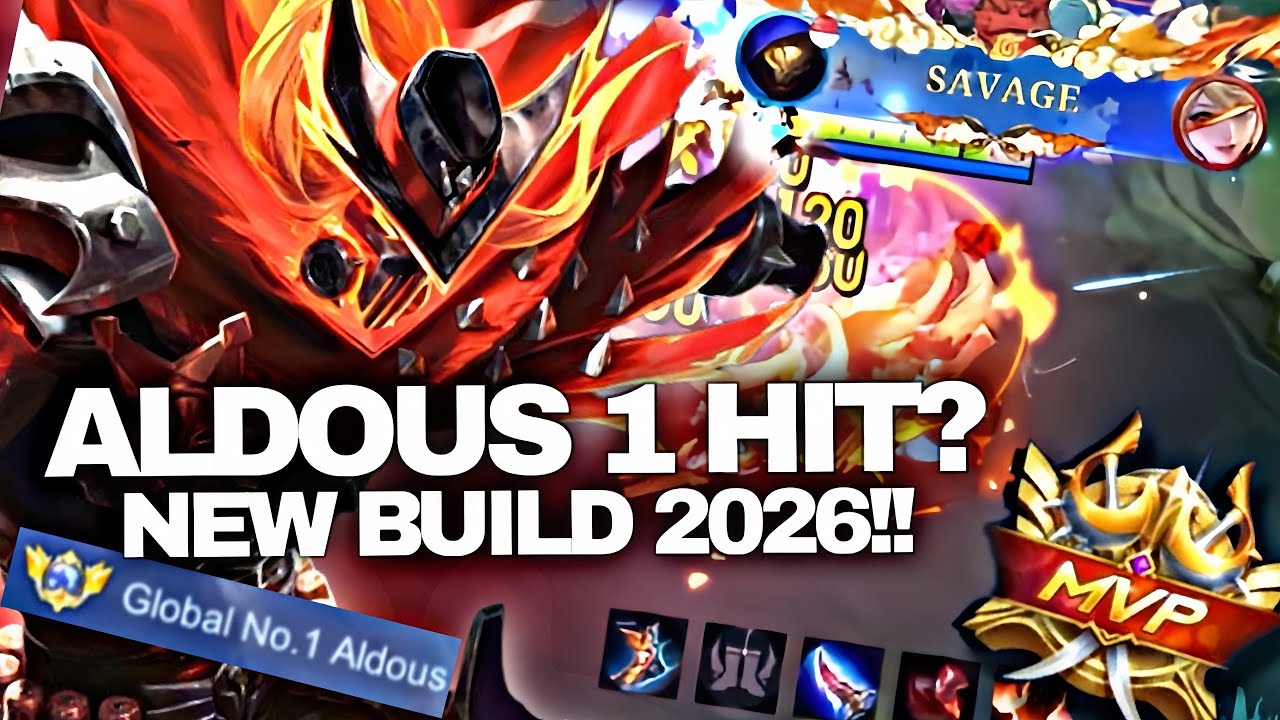 ALDOUS GOES CRAZY IN THE CURRENT META | THE LATEST 2026 BUILD EMBLEM SET SETTINGS!!!! - MLBB 