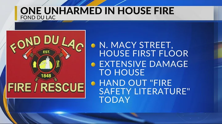 House fire in Fond du Lac