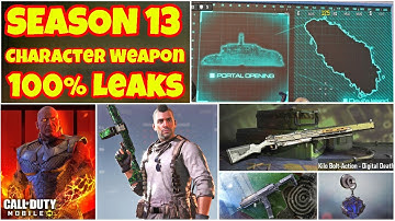 SEASON 13 Upcoming Character Weapon Maps Leaks Cod Mobile | Cod Mobile S13 Leaks | CODM S13 Leaks