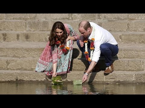 Prens Williams Ve Eşi Kate Middleton Hindistan'da