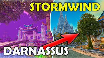 Hoe kom je vanuit Darnassus in Stormwind? WoW Classic (route van Teldrassil naar de oostelijke ko...