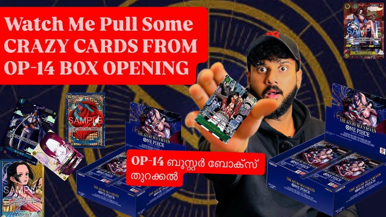 INSANE OP-14 Azure’s Sea Seven BOX OPENING| 3 CRAZY PULLS + TCG Tutorial Announcement | 