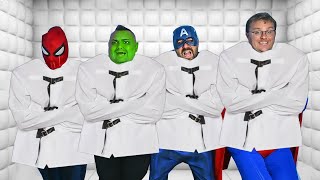 Sueperheroes Escape Insane Asylum