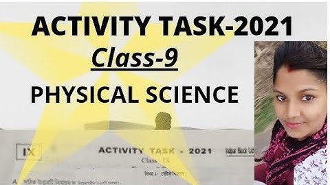 WBBSE Model Activity task class 9 Physical science 2021 |#newleaf