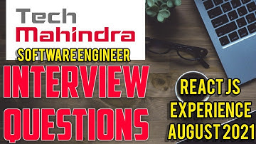 Tech Mahindra || Software Engineer || Experience || React Js Interview Questions || August 2021