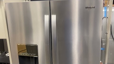 Whirlpool french door refrigerator with dual ice maker