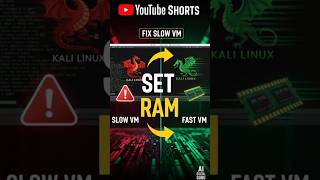 Slow VM Fix! ⚡ Kali Linux ke liye RAM kaise set karein #short #coding #cybersecurity