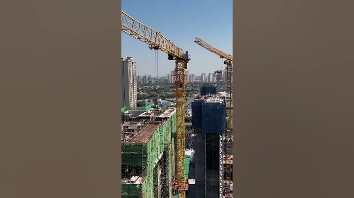 Tower crane pouring concrete#shorts - DayDayNews