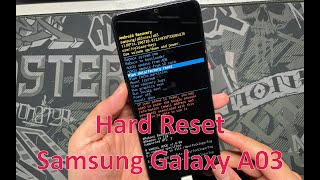 How to Hard Reset Samsung Galaxy A03