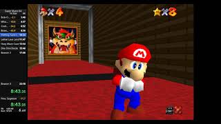 Super Mario 64 Speedrun New PB 22:08