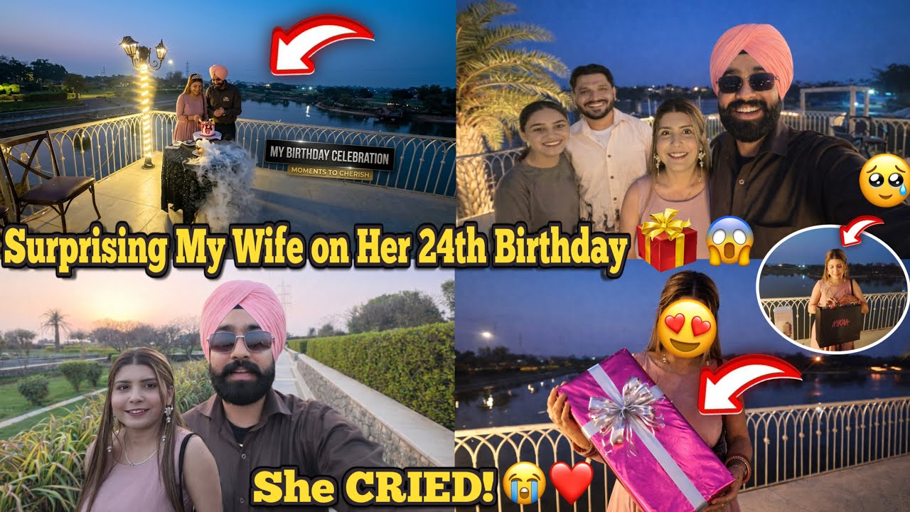 Wife’s 24th Birthday Surprise🎁❤️ | She Guessed My Surprise Gift😳~ Gone Wrong😅 | Prabh Buttar🔥