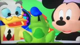 Donald Changing Into a Frog