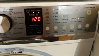 Fisher & Paykel Washing Machine Tips, programme settings, hot fill & Delay function