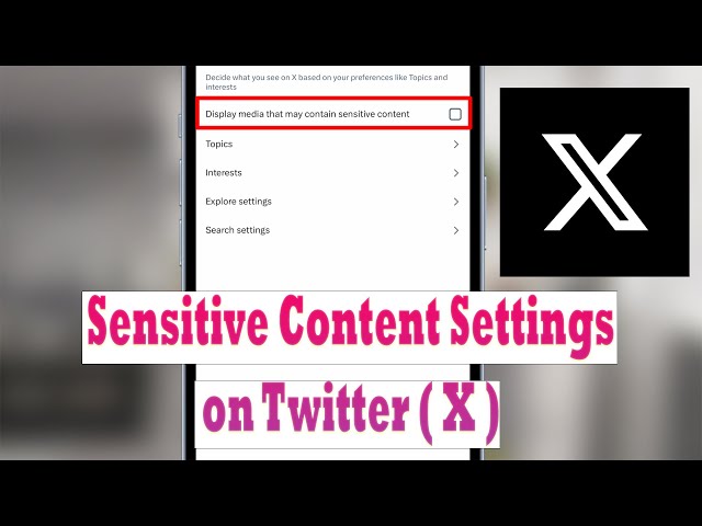 Understanding your media settings on X