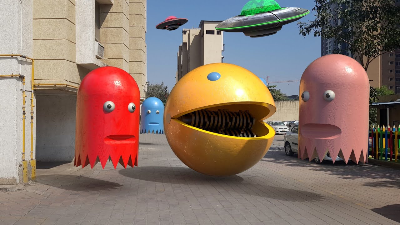 Pac-Man Origin story : In Real Life - YouTube