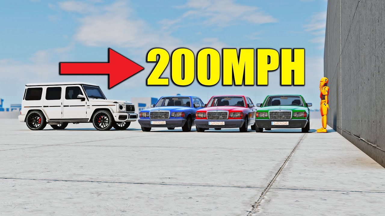 EPIC Mercedes Benz Crash Test Old vs New Unbelievable Results