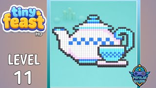 Tiny Feast Level 11: Gameplay Solution