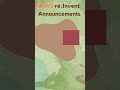 AWS re:Invent Announcements