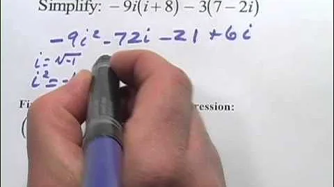 Complex Numbers: Adding, Subtracting, Multiplying, and Dividing