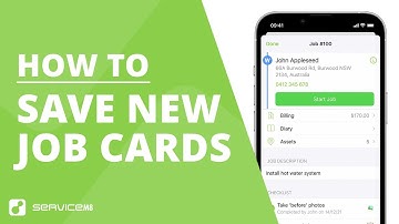 How to save new jobs in ServiceM8 (2025)