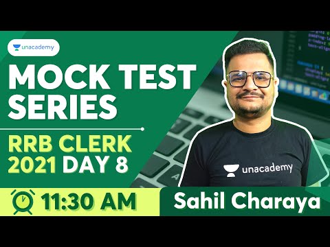 Mock Test - 8 | 15 Days 15 Mocks Series for RRB CLERK 2021 | Computer Awareness | Sahil Charaya