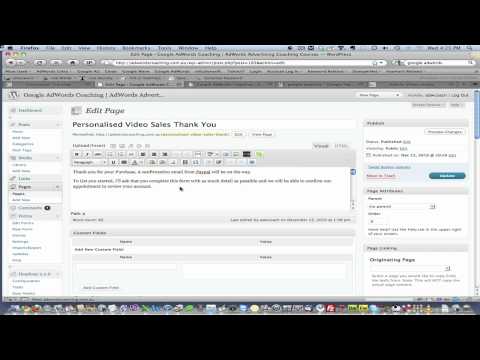Add Google AdWords Conversion Tracking Code Wordpress