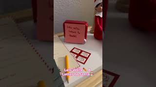 Let’s Write ✍️ Santa🎅 A Letter 📨#elf #elfontheshelf #timmy #santa #christmas #fyp