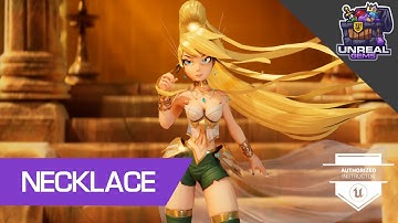 Stylized Necklace PBR Shading in Unreal Engine 5 #UE5 #UE4