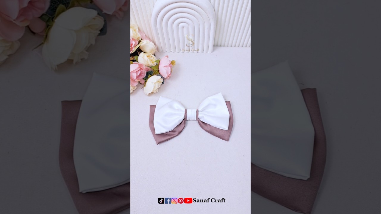 Make a GORGEOUS Double Bow Using TWO Stunning Colours!