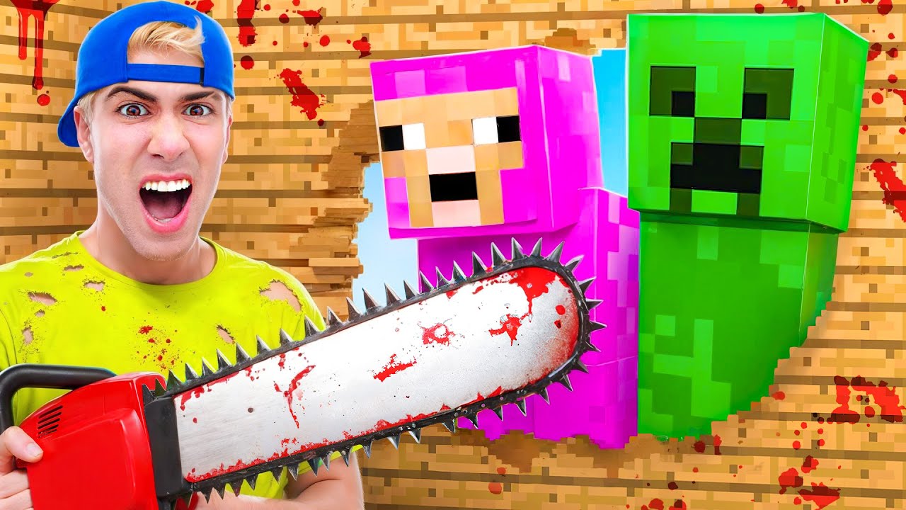 УБЕГАЯ ИЗ НЕУНИЧТОЖИМОГО БУНКЕРА MINECRAFT !!