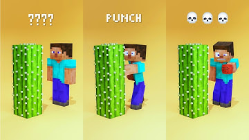 Minecraft Steve vs Dangerous Experiments – Satisfying Compilation 💀🔥